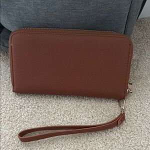 Camel Wristlet Wallet NWOT
